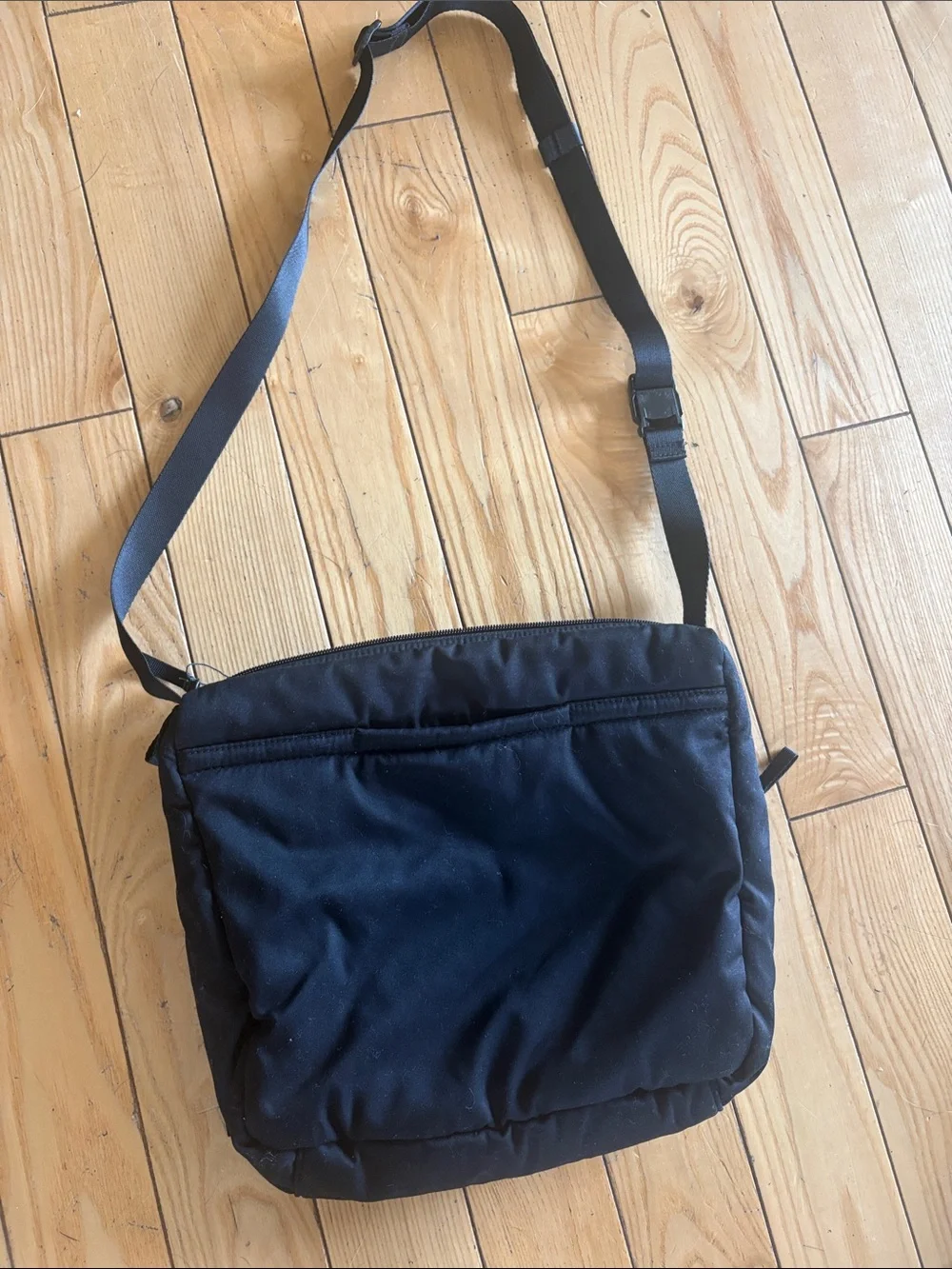 Vera Bradley Black Recycled Cotton Utility Crossbody